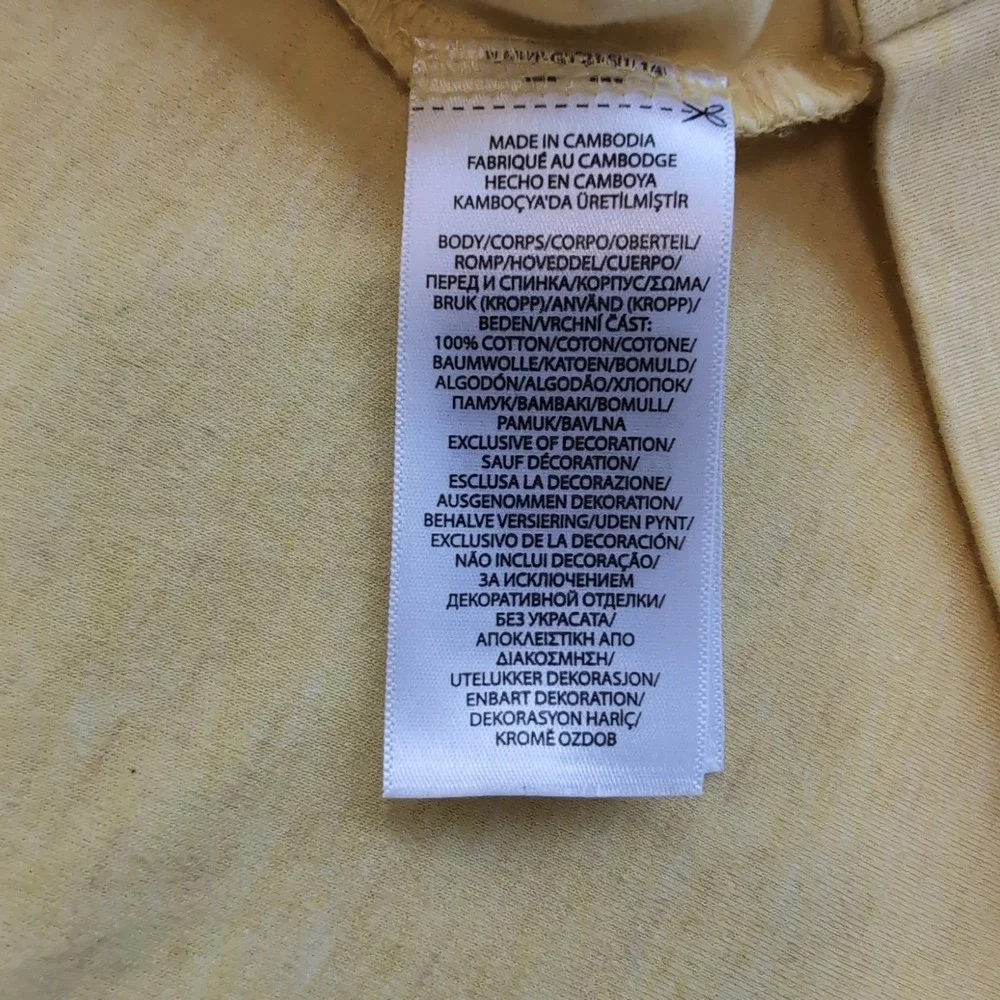 Polo Ralph Lauren Polo Shirt Mens 4XLT Yellow Cotton Short Sleeve Big & Tall